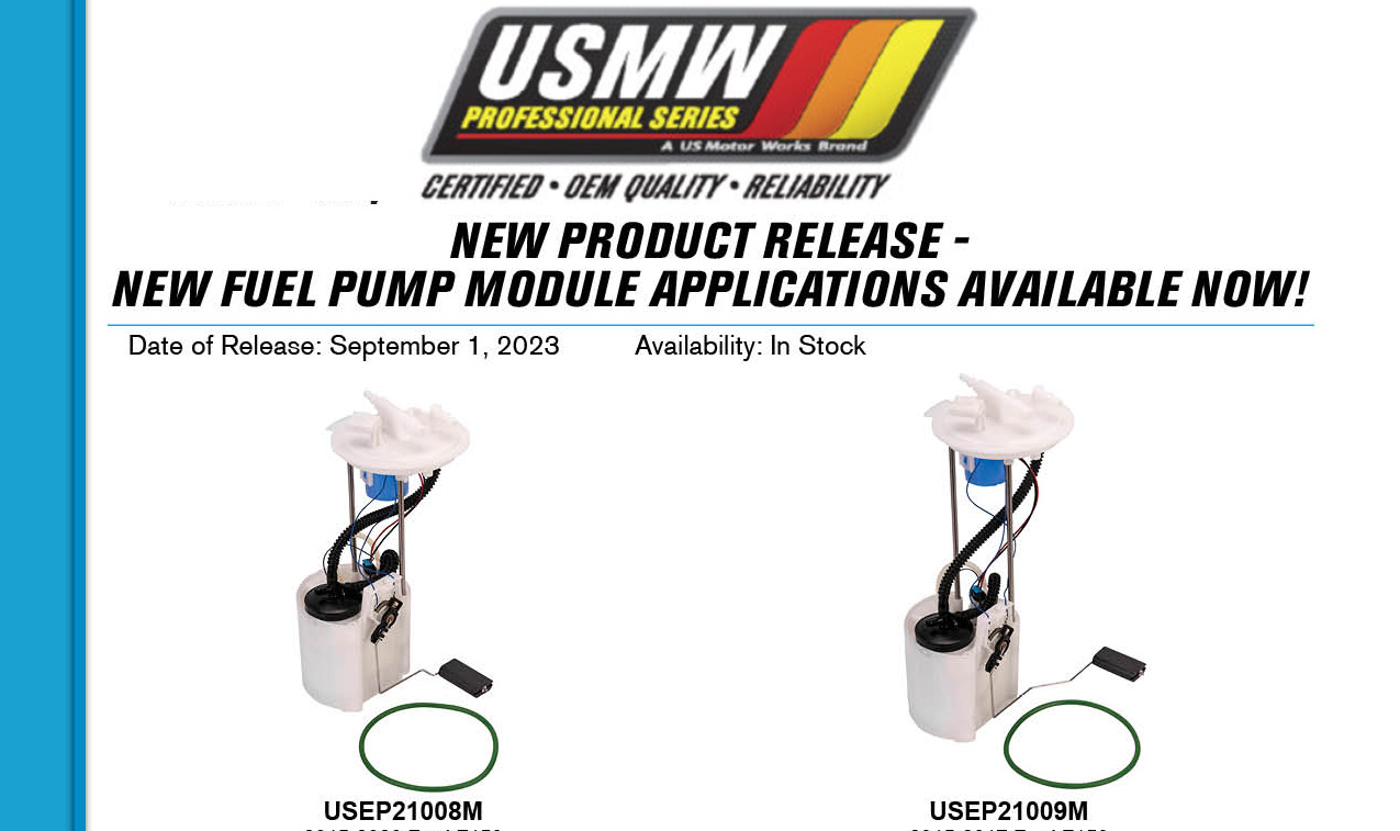 4 New Fuel Pump Modules – September 1, 2023