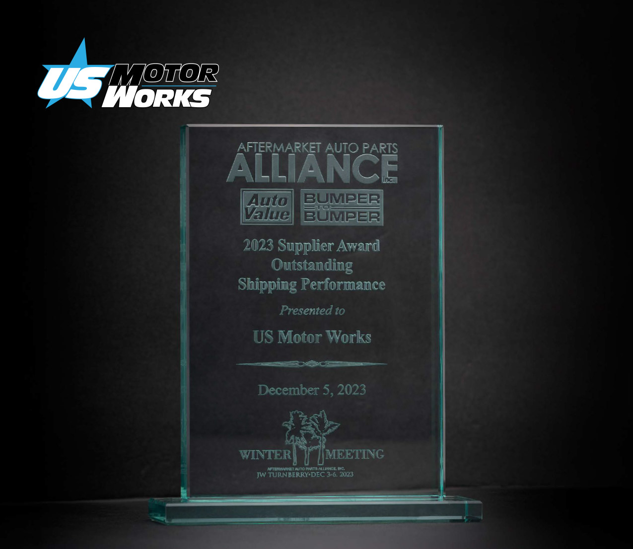 2023 Supplier Award – Outstanding Shipping Award – Alliance