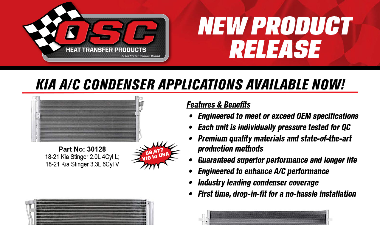 New OSC Kia Condensers