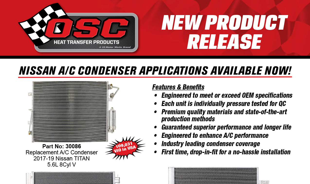 New OSC Nissan Condensers