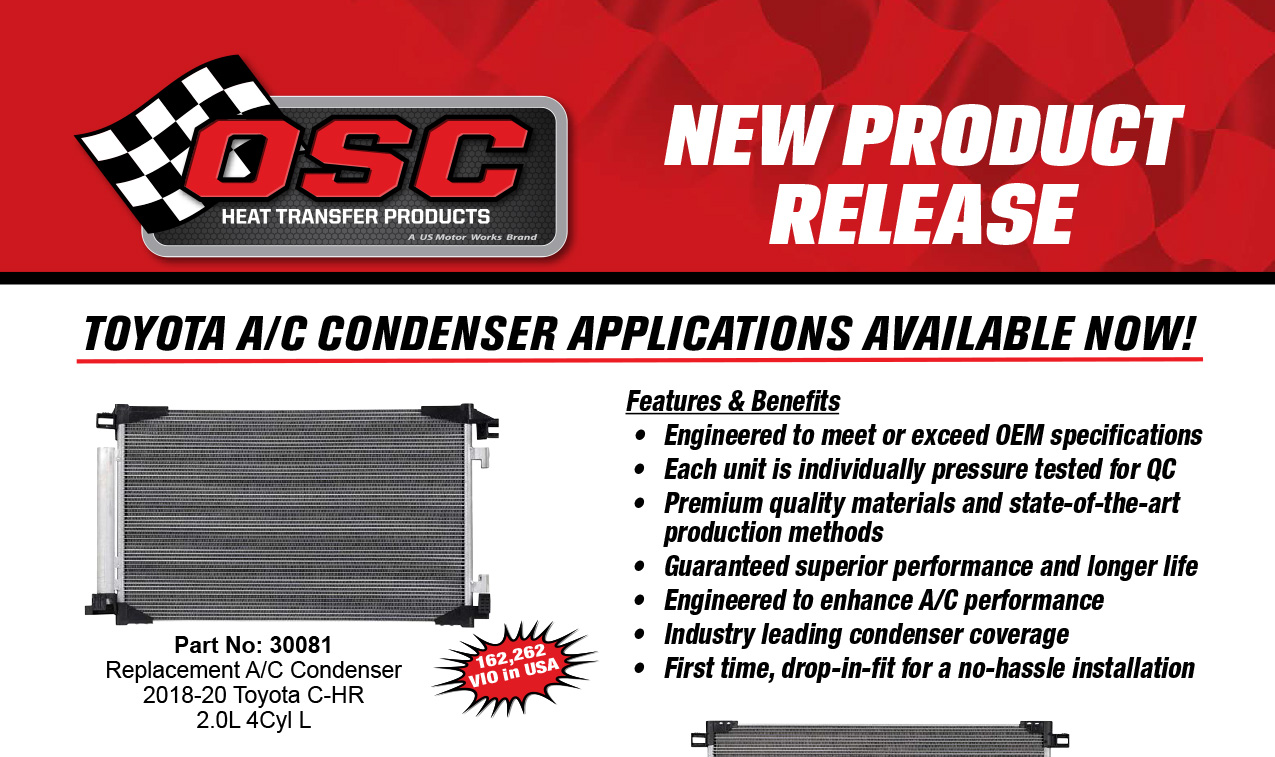 New OSC Toyota Condensers