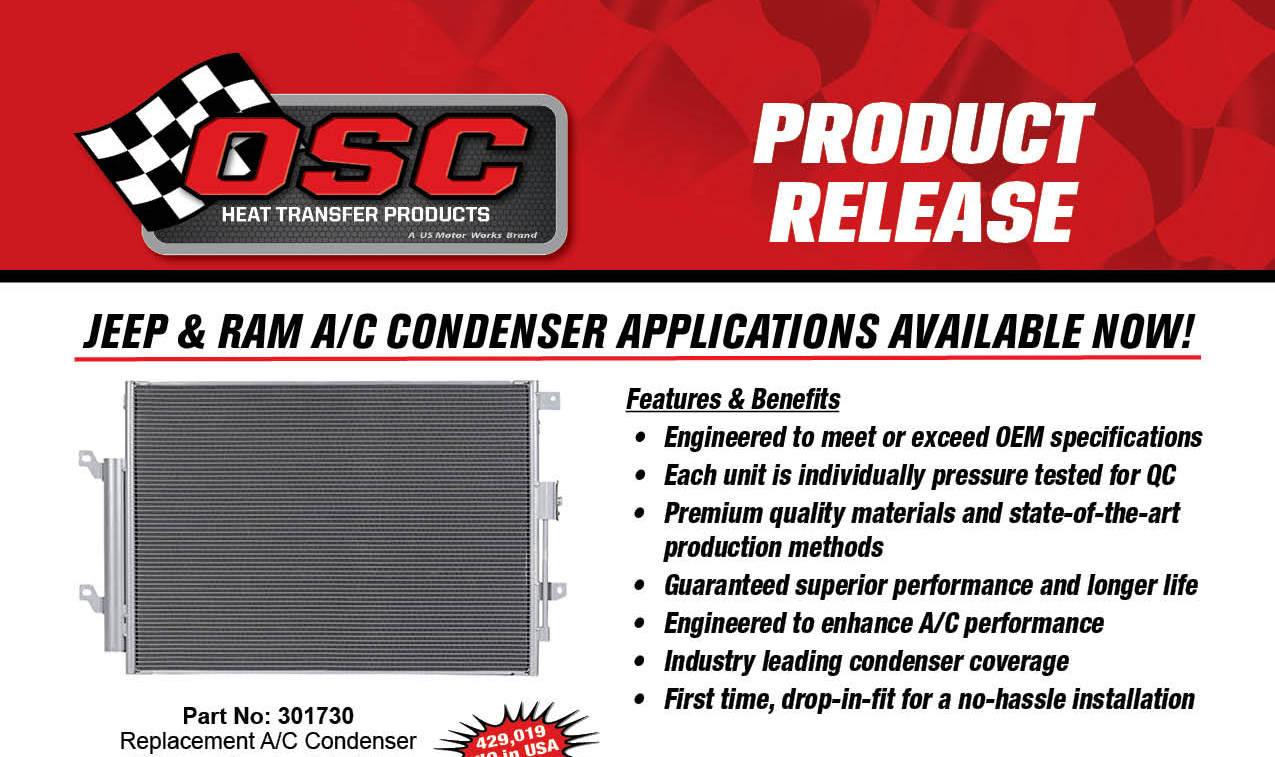 OSC Jeep & RAM Condensers