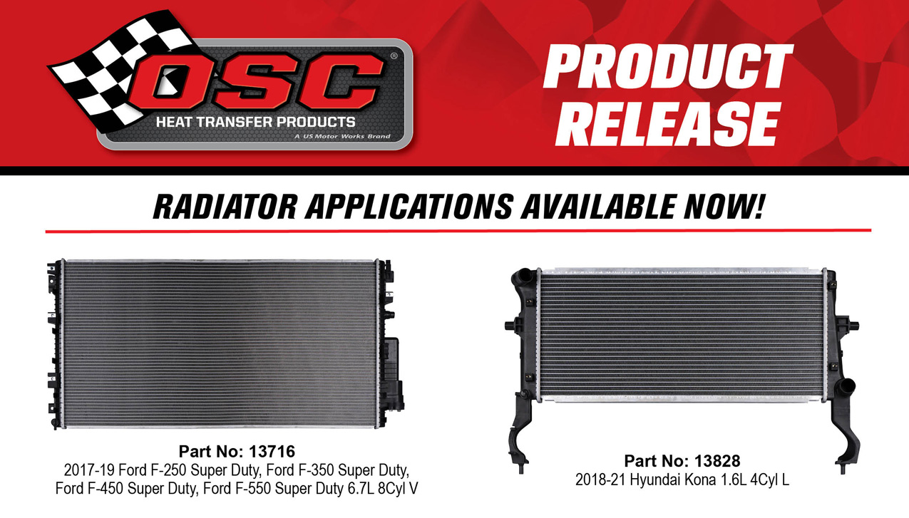 New OSC Radiators May 15, 2025